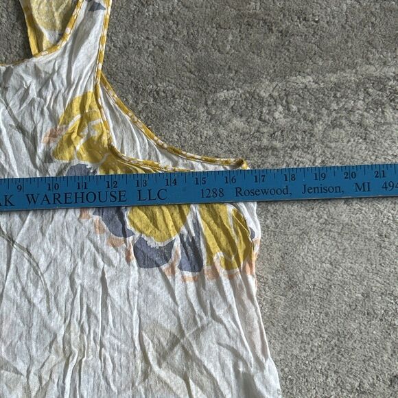 Free People Intimately Someone Like You Slip Dress Womens Small Yellow Floral - Picture 8 of 10